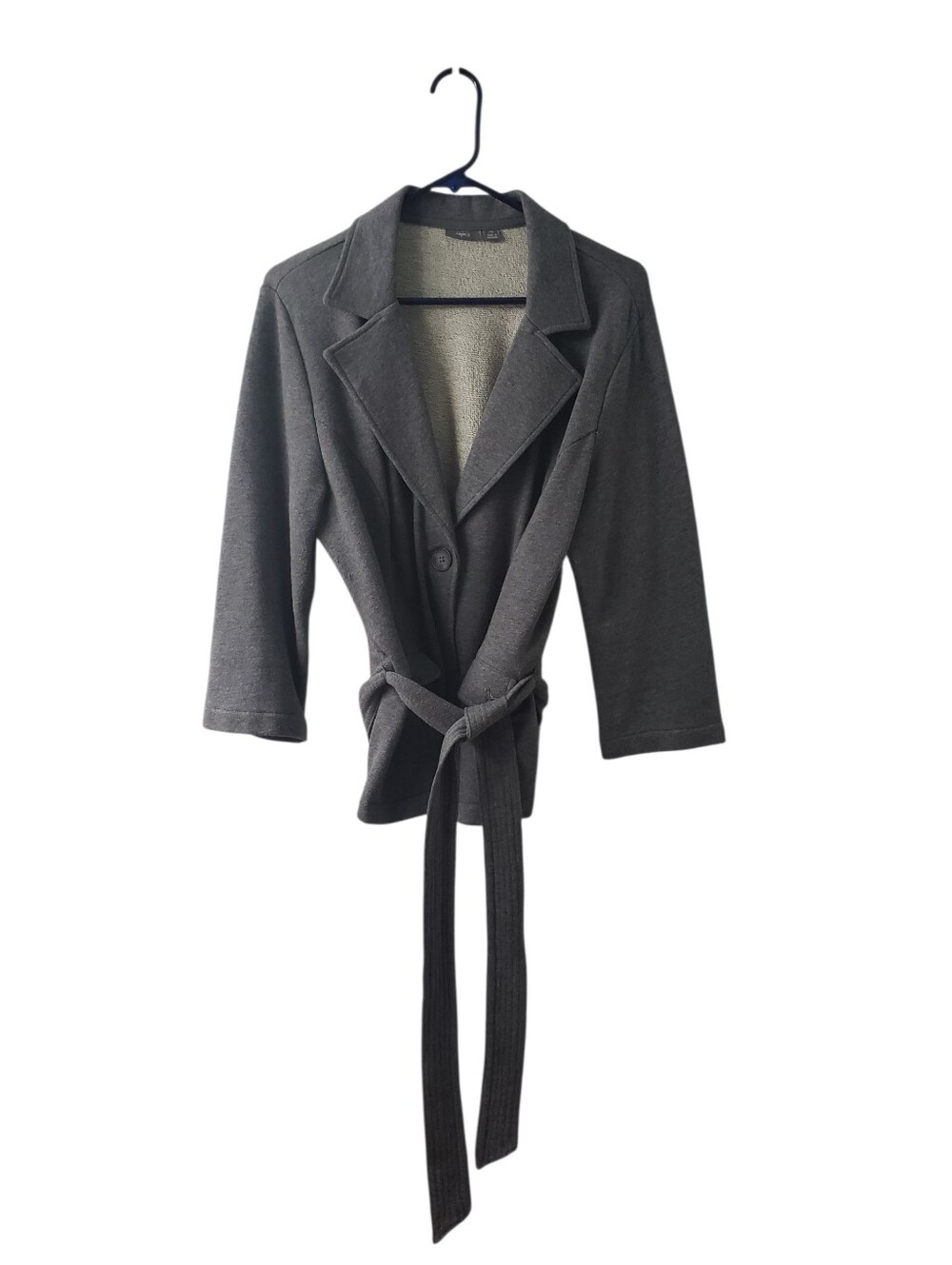 Apt. 9 Gray 3/4 Sleeve Jacket